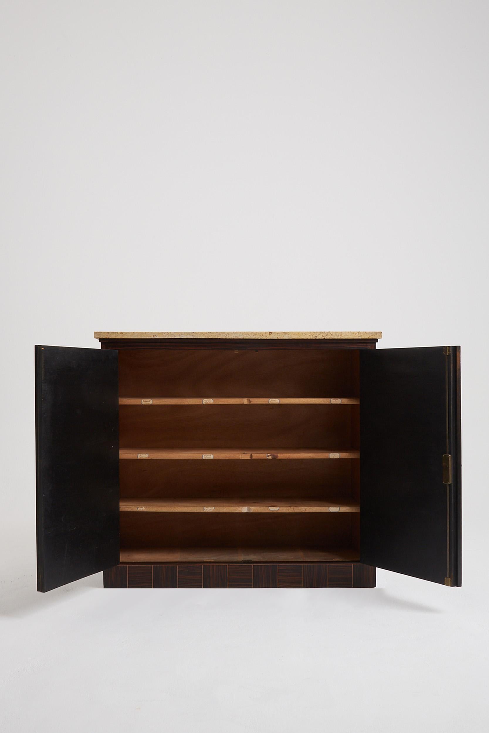 Art Deco Macassar Cabinet 8
