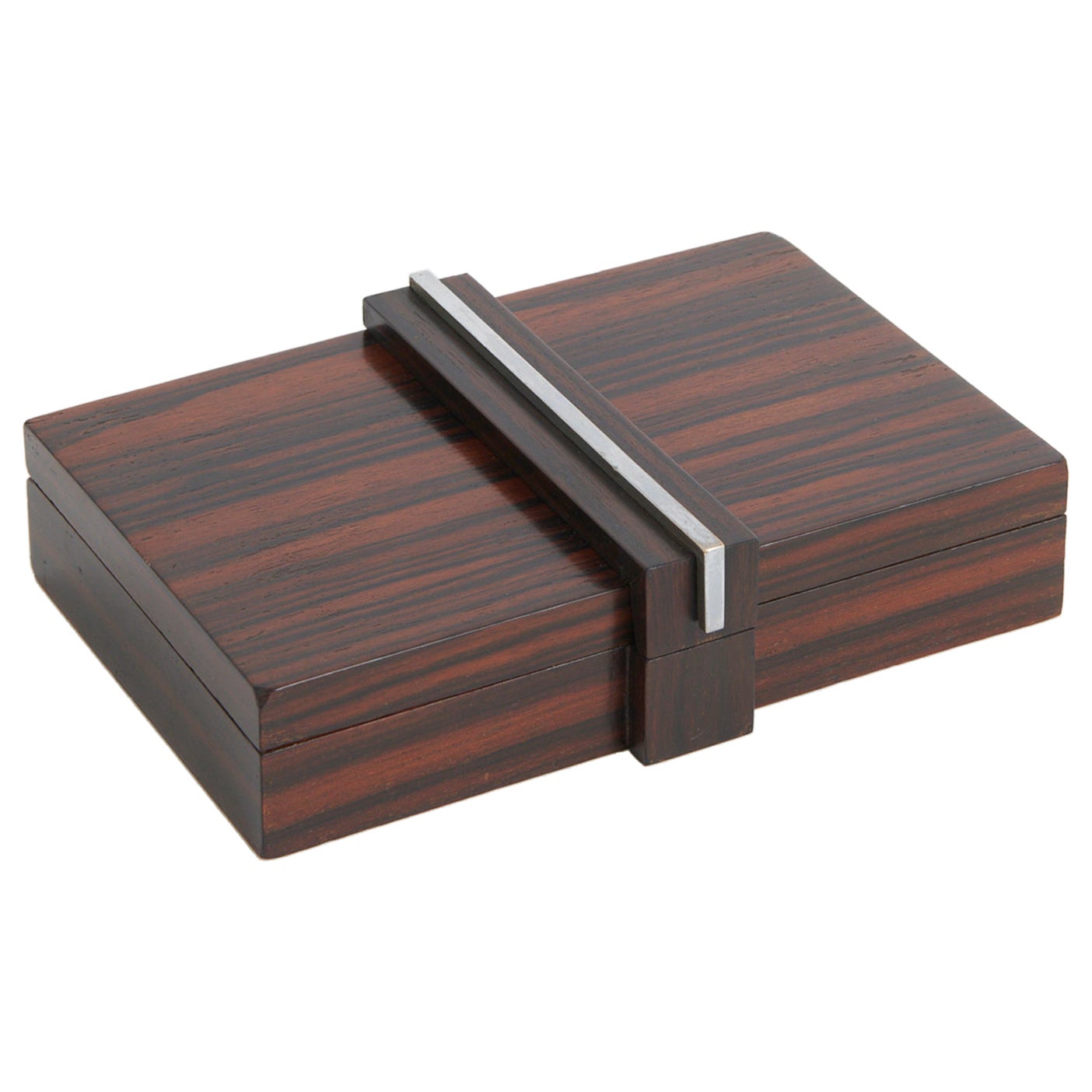 Art Deco Macassar Ebony Box