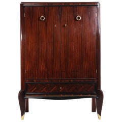 Art Deco Macassar Ebony Cabinet