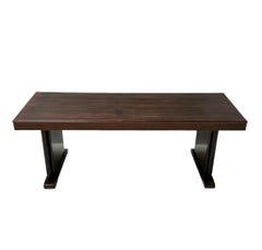 Art Deco Makassar Ebenholz Couchtisch von Gebroeders Reens Amsterdam, 1930er Jahre