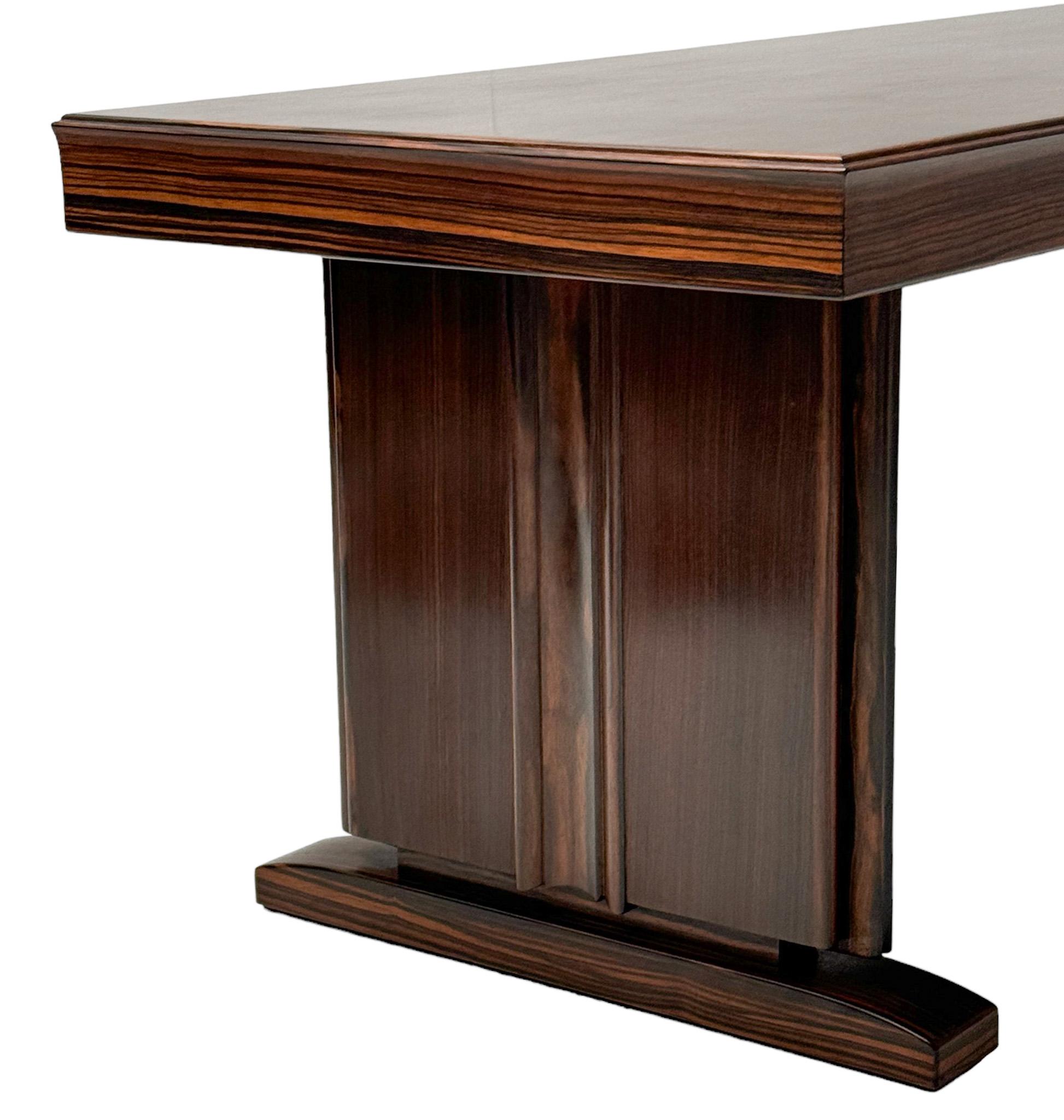 Art Deco Makassar Ebenholz Couchtisch von Gebroeders Reens Amsterdam, 1930er Jahre im Angebot 1