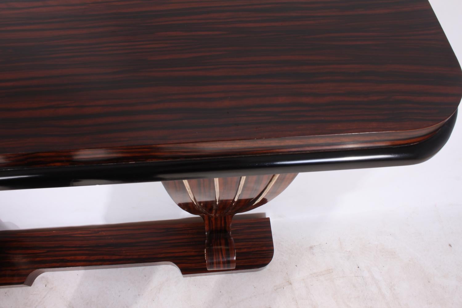 Art Deco Macassar Ebony Console Table 2