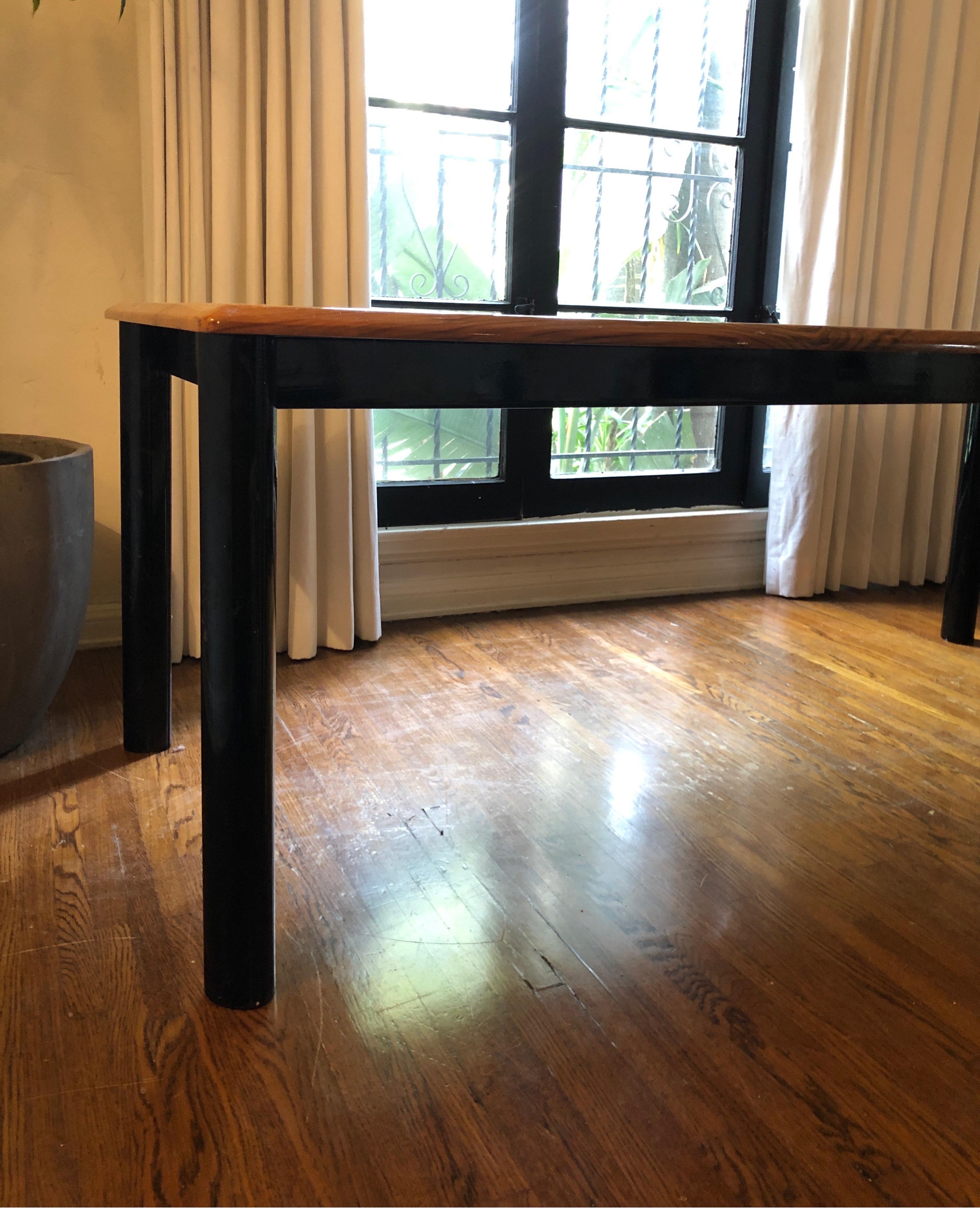 20th Century Art Deco Macassar Ebony Dining Table, Mid-Century Modern