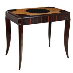 Art Deco Macassar Ebony Games Table, circa 1925