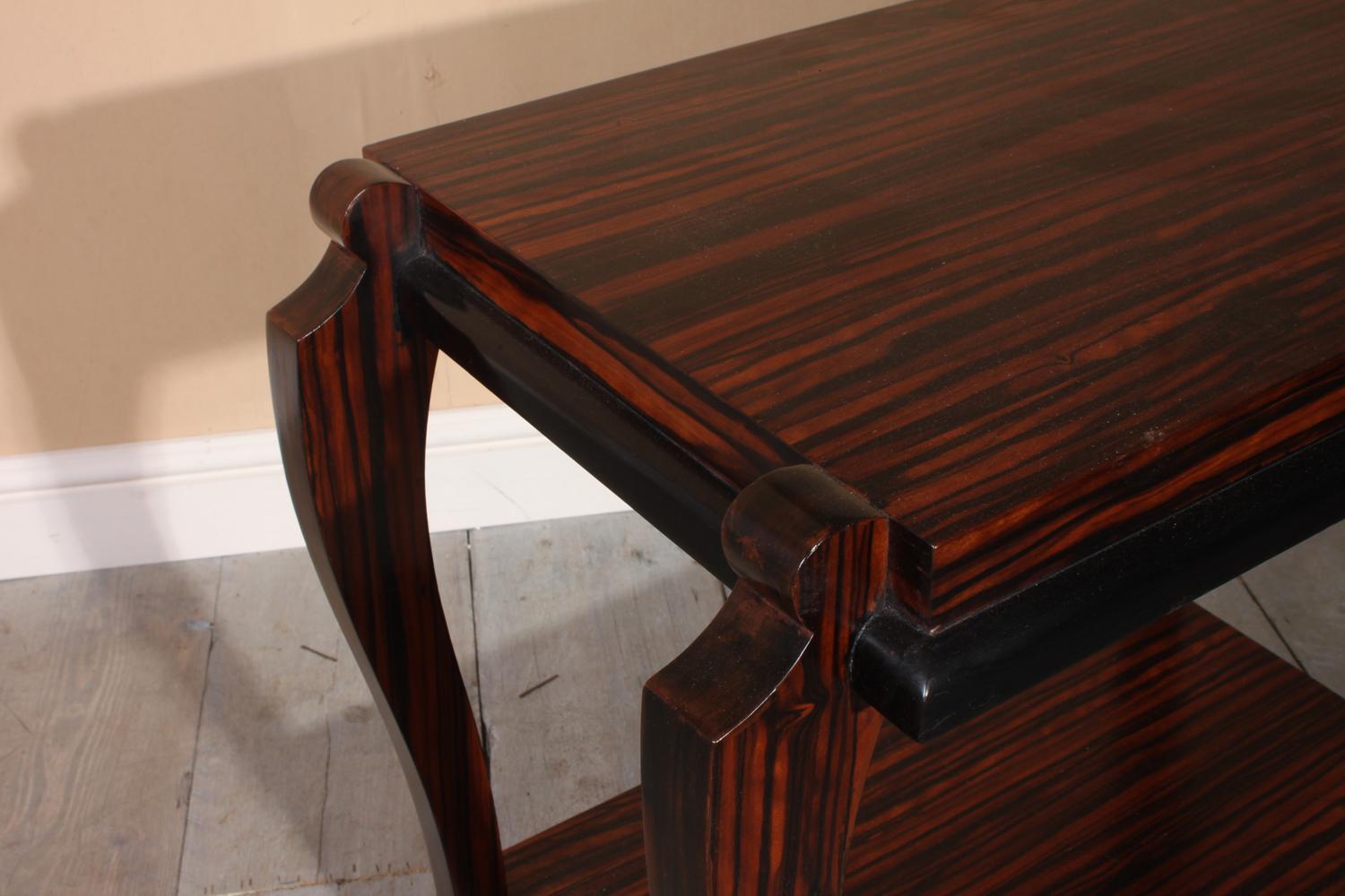 Art Deco Macassar Ebony Occasional Table For Sale 2