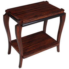 Art Deco Macassar Ebony Occasional Table