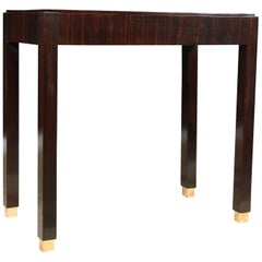 Art Deco Macassar Ebony Side Table