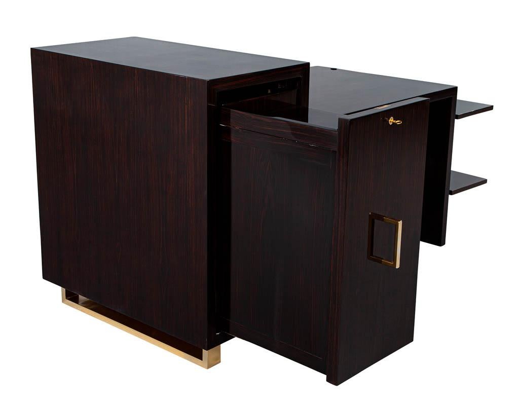Art Deco Macassar Executive Desk For Sale 2
