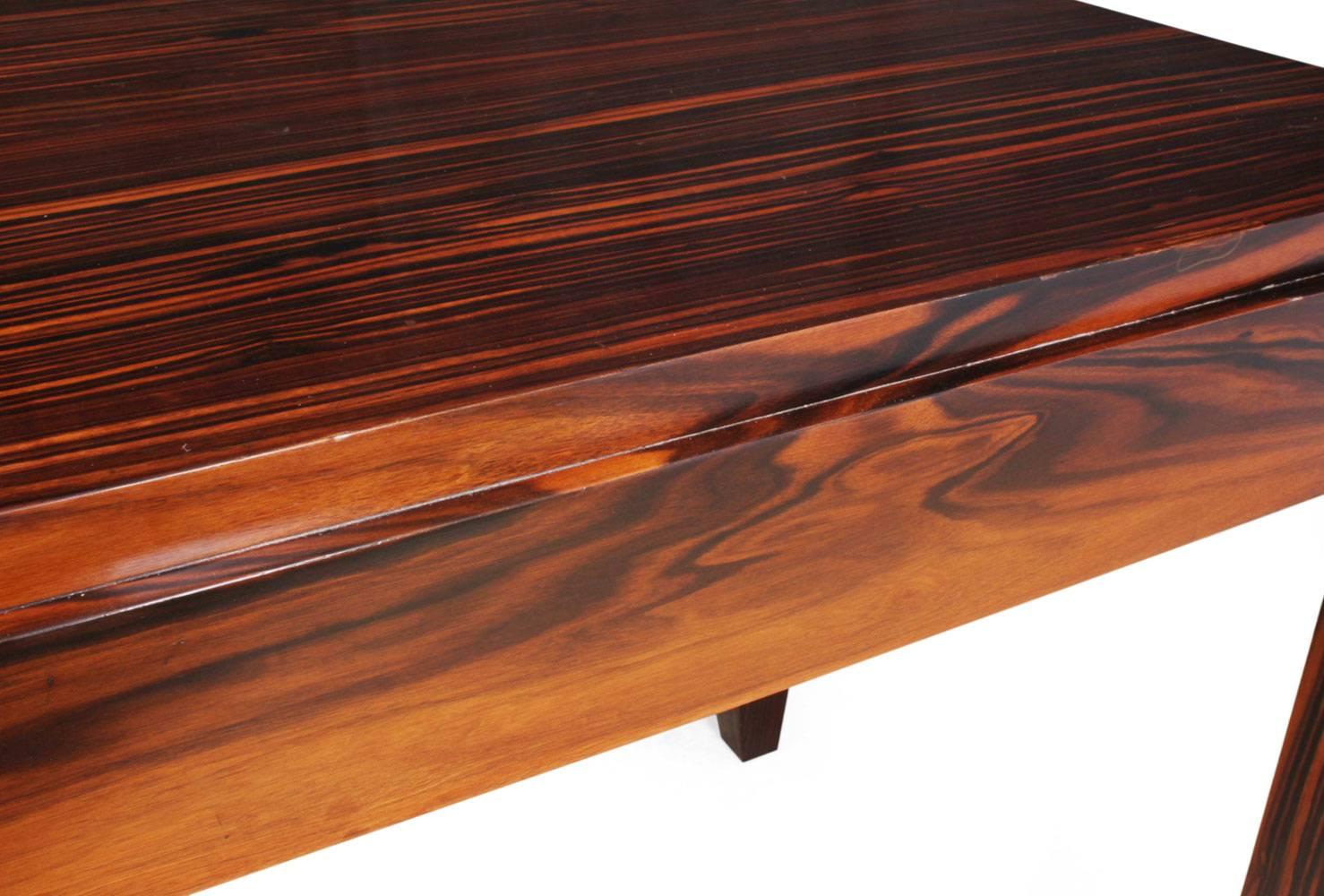 Art Deco Macassar Side Table For Sale 6