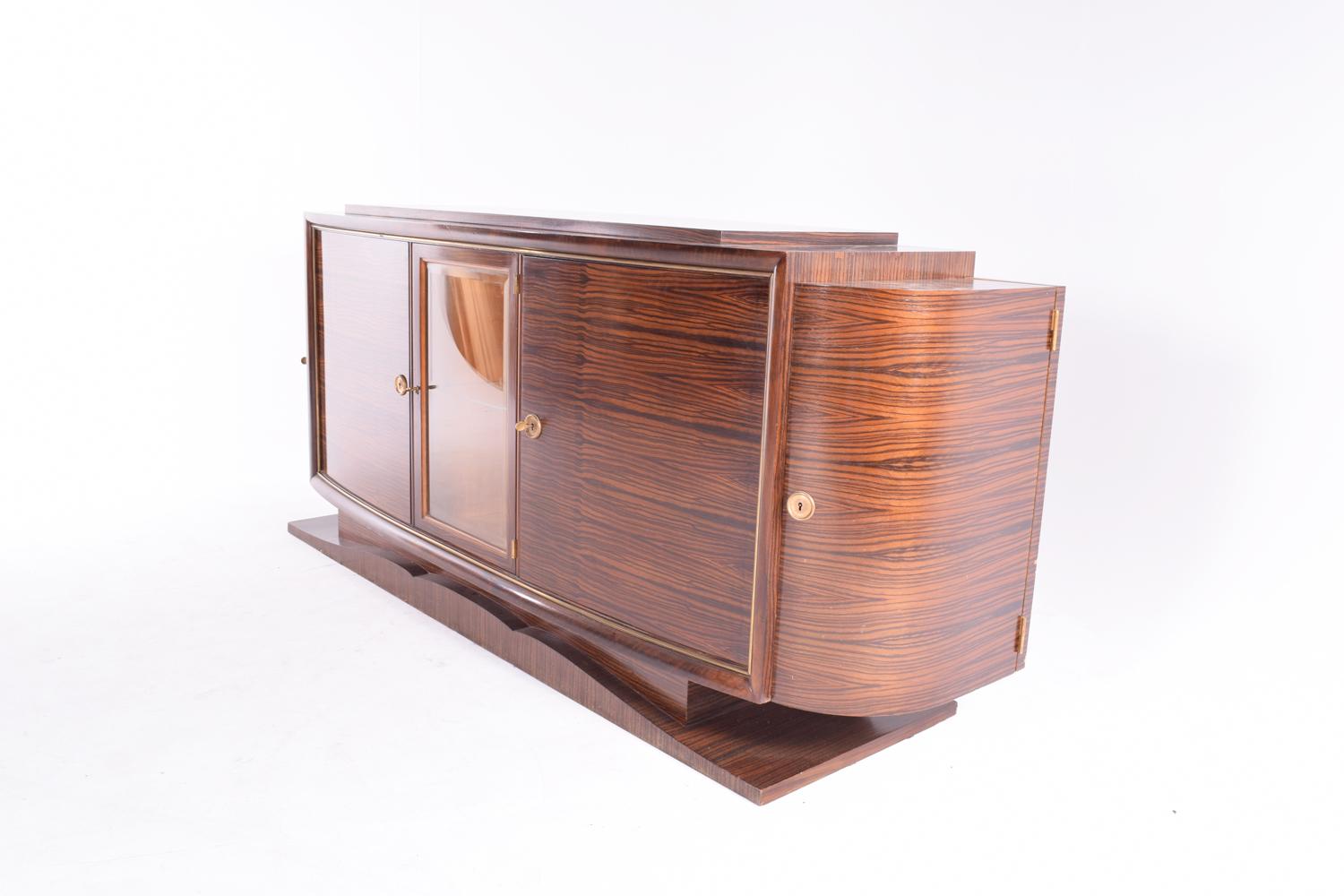 Woodwork Art Deco Macassar Sideboard