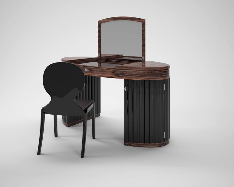 Art Deco Macassar Vanity Table For Sale at 1stdibs