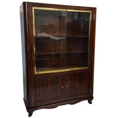 Art Deco Macassar Vitrine
