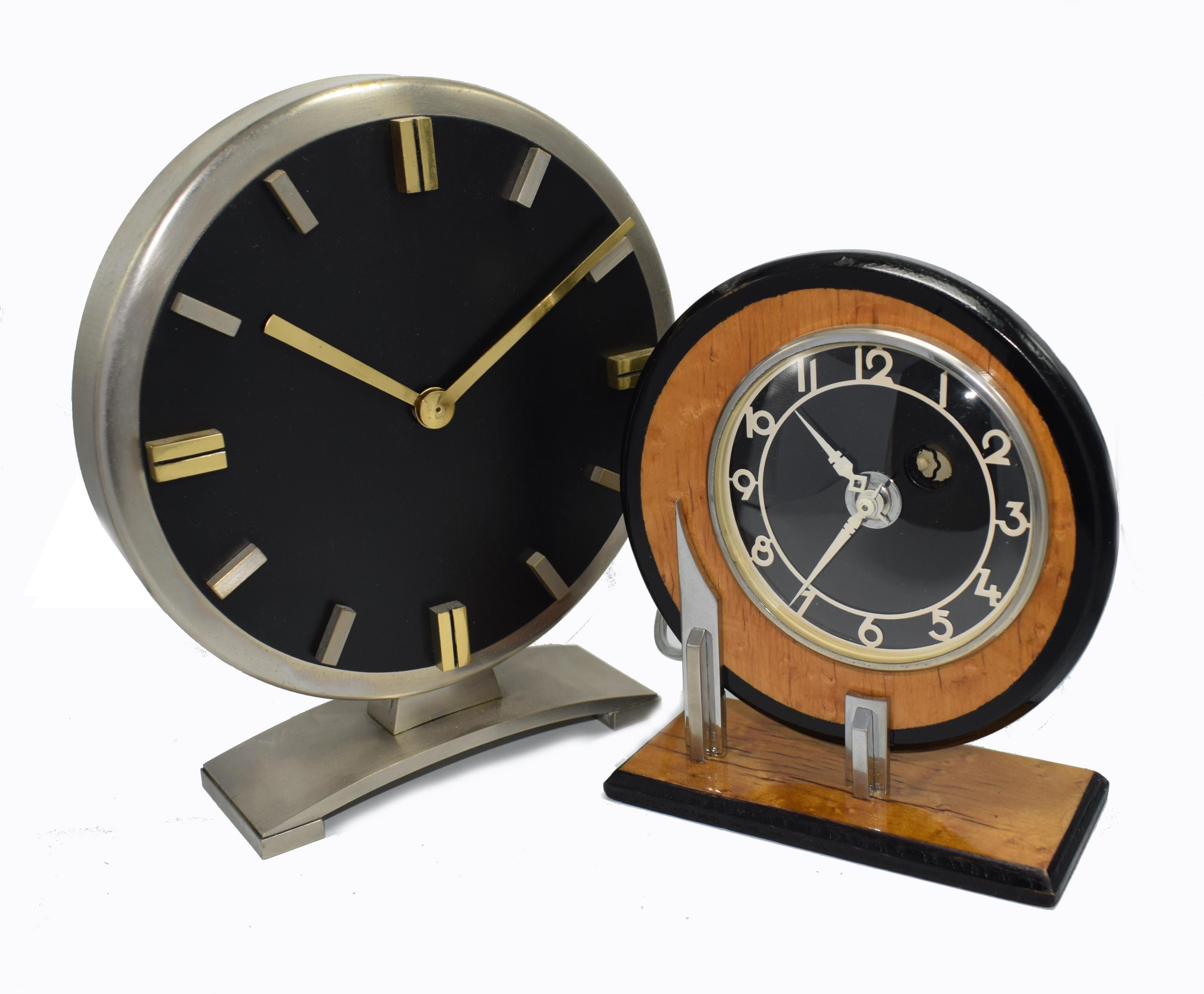 Art Deco Machine Age 8 Day Mantle Clock 3