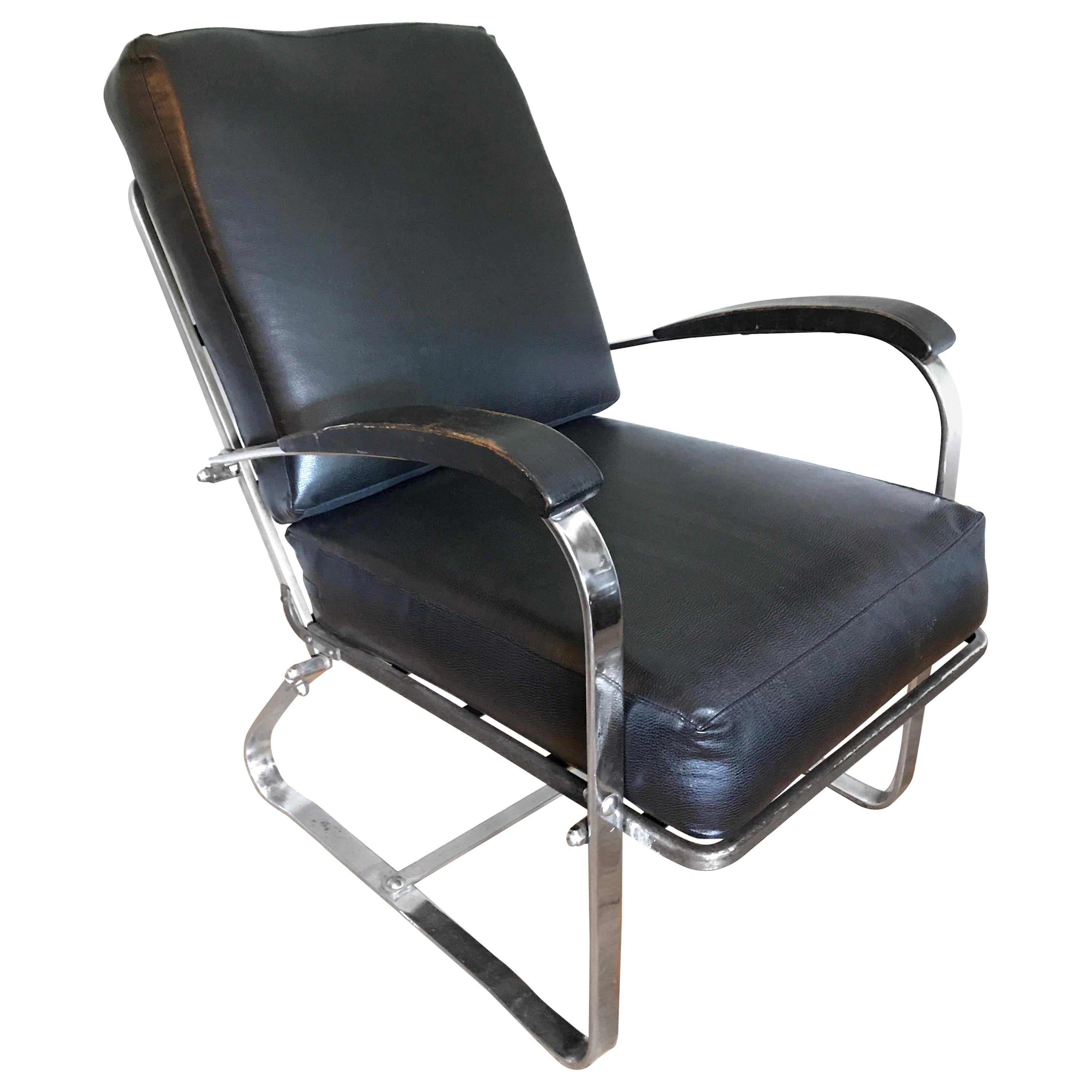 Art Deco Machine Age Chair by McKay