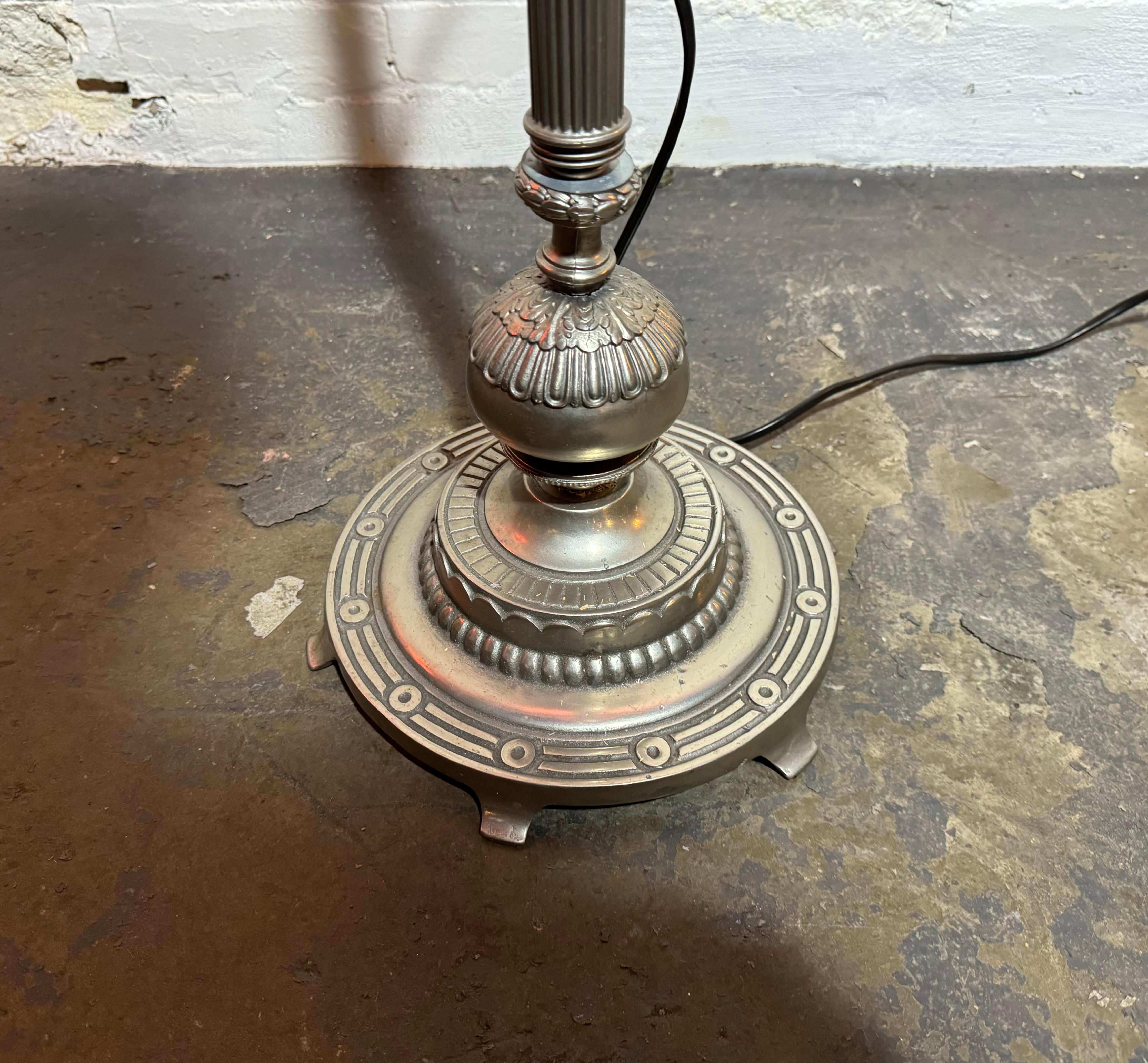 American Art Deco / Machine Age Chrome and Aluminum Triple-Tier Torchere'