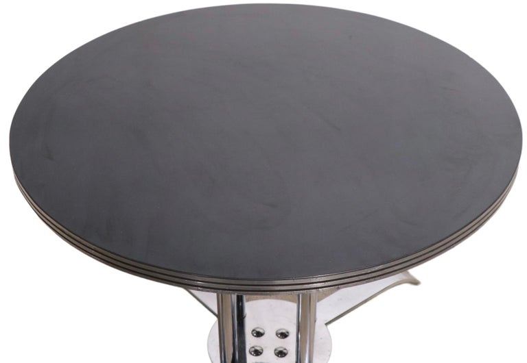Art Deco Machine Age Chrome Table by McKay Craft Furniture Made in USA ...