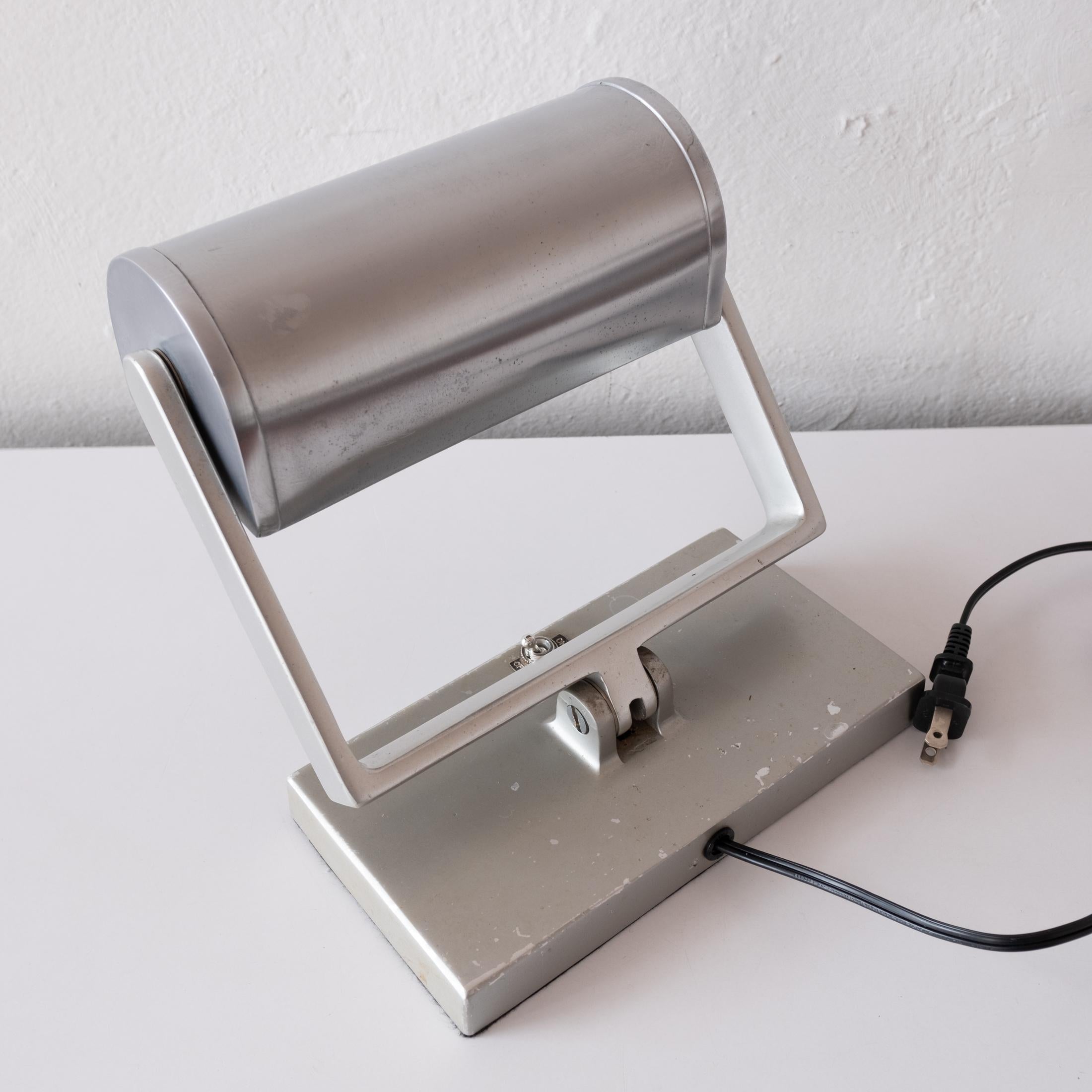 Art Deco Machine Age Desk or Wall Lamp 1940s 6