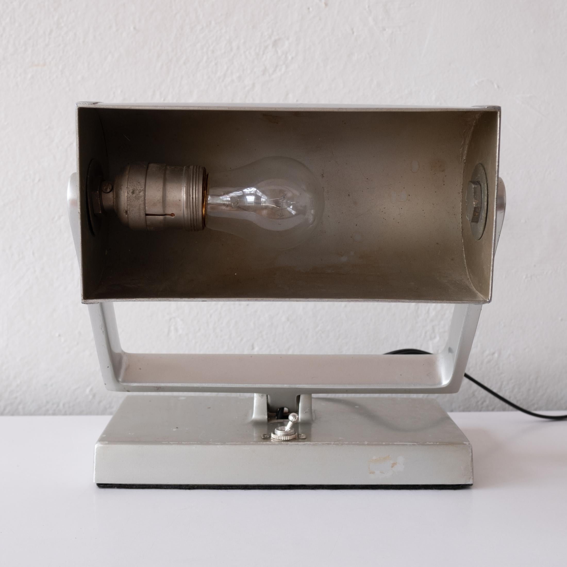 Art Deco Machine Age Desk or Wall Lamp 1940s 10