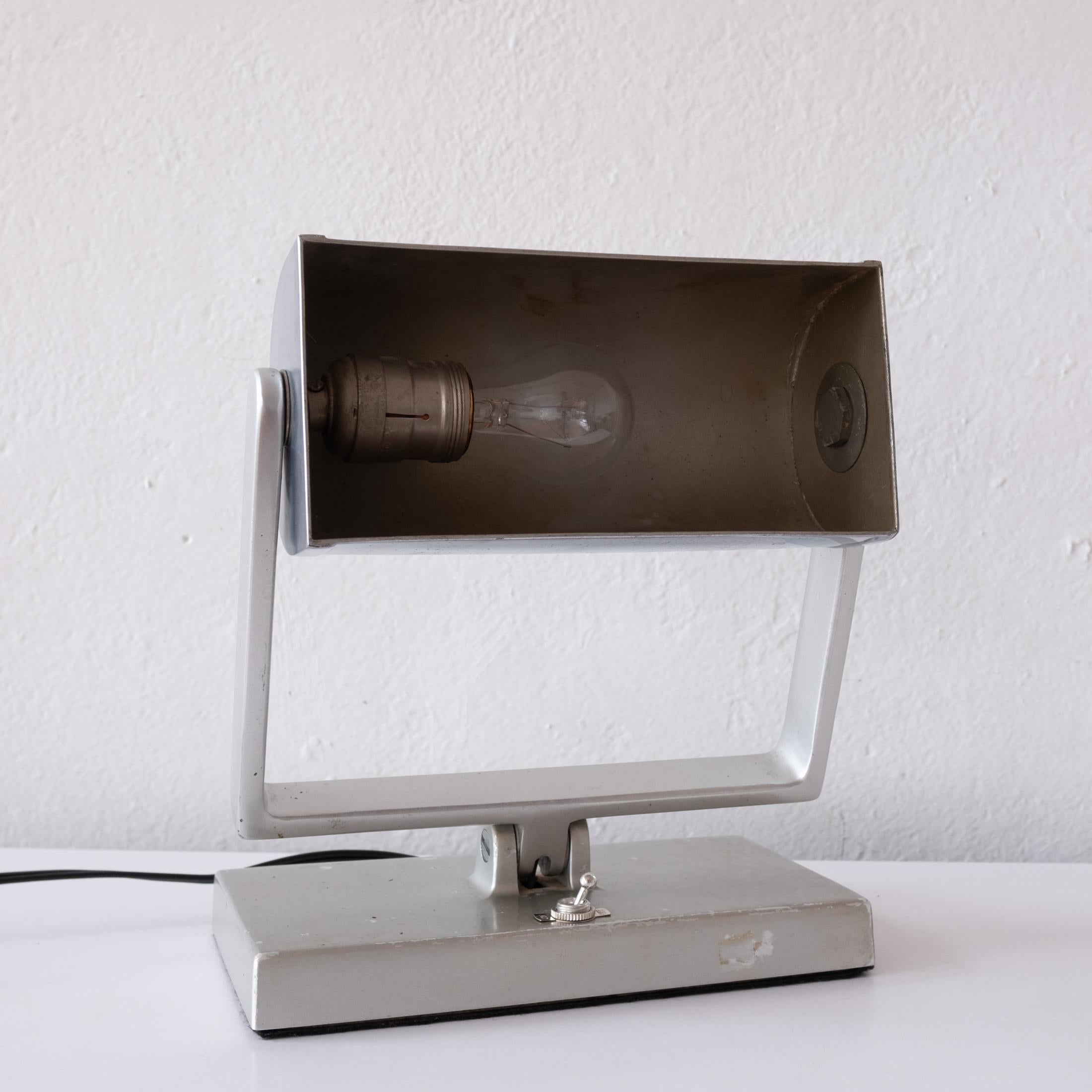 Art Deco Machine Age Desk or Wall Lamp 1940s 11