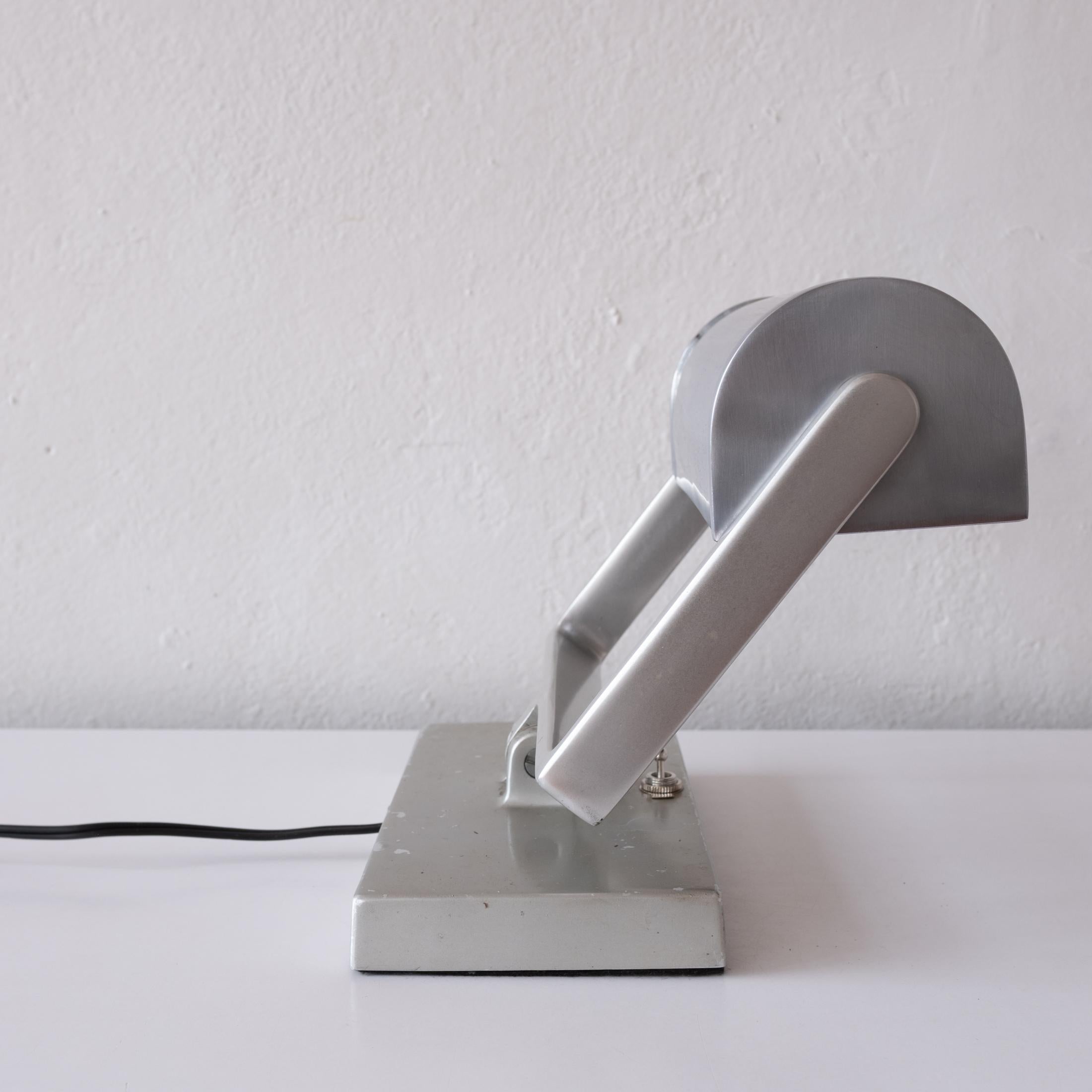 Art Deco Machine Age Desk or Wall Lamp 1940s 3