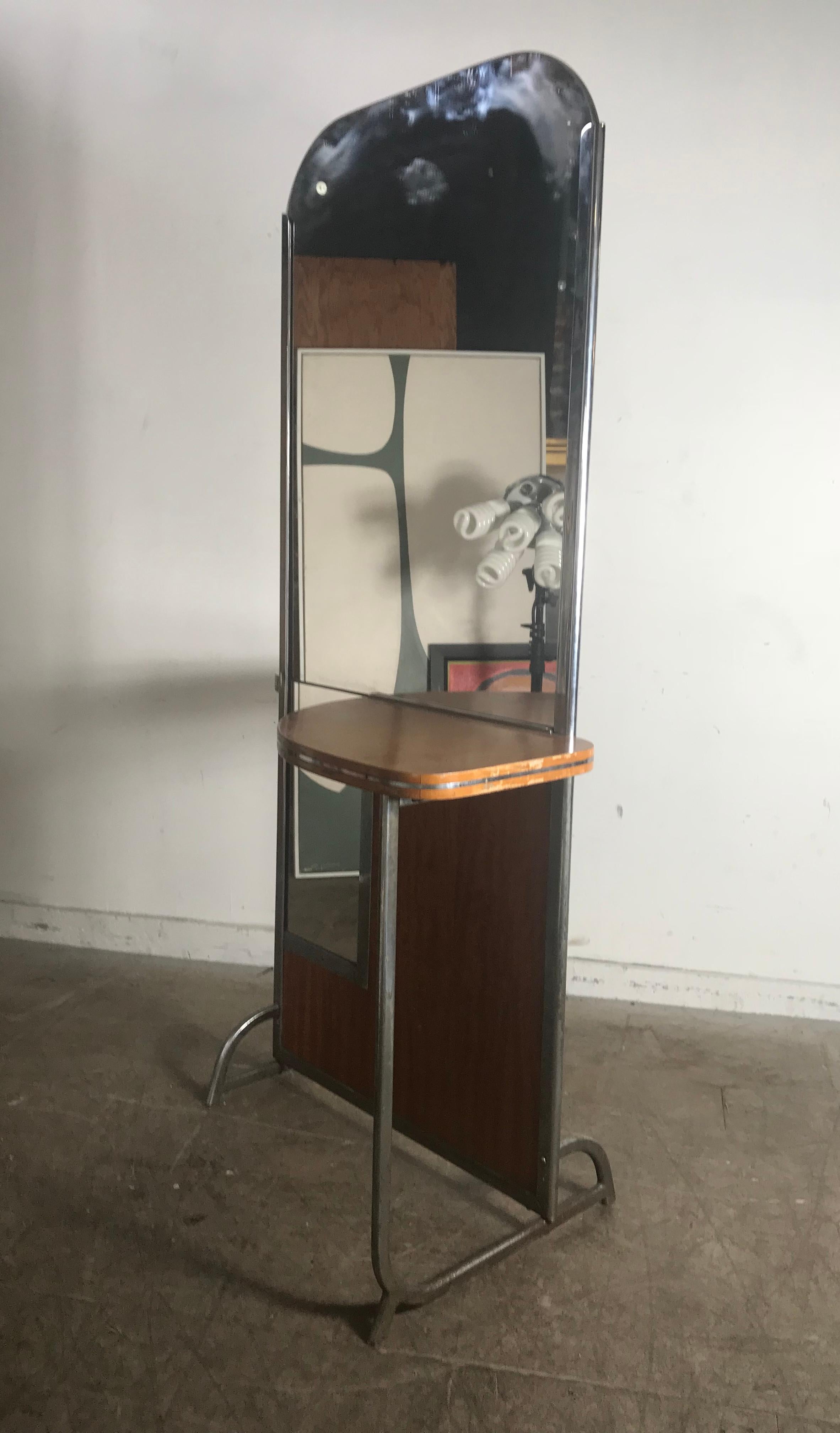 double mirror dressing table