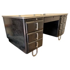 Art Deco / Machine Age eXEcutive Desk, Chrysler Presentation attr, Kem Weber