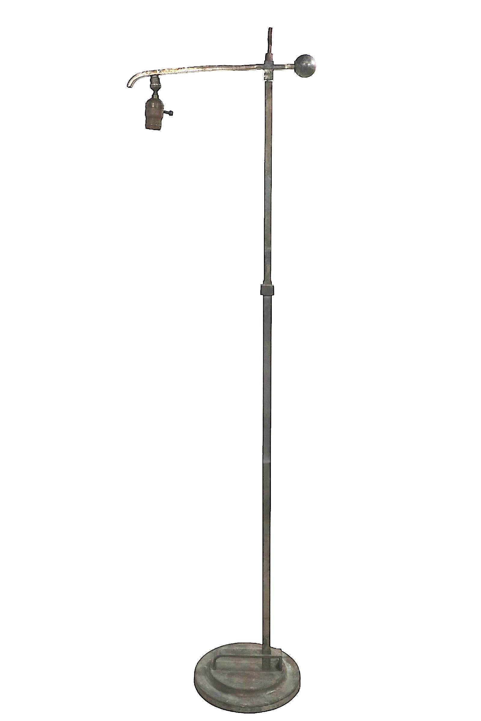 Art Deco Machine Age Floor Lamp by Donald Deskey for Deskey Vollmer Inc. C 1930s For Sale 2