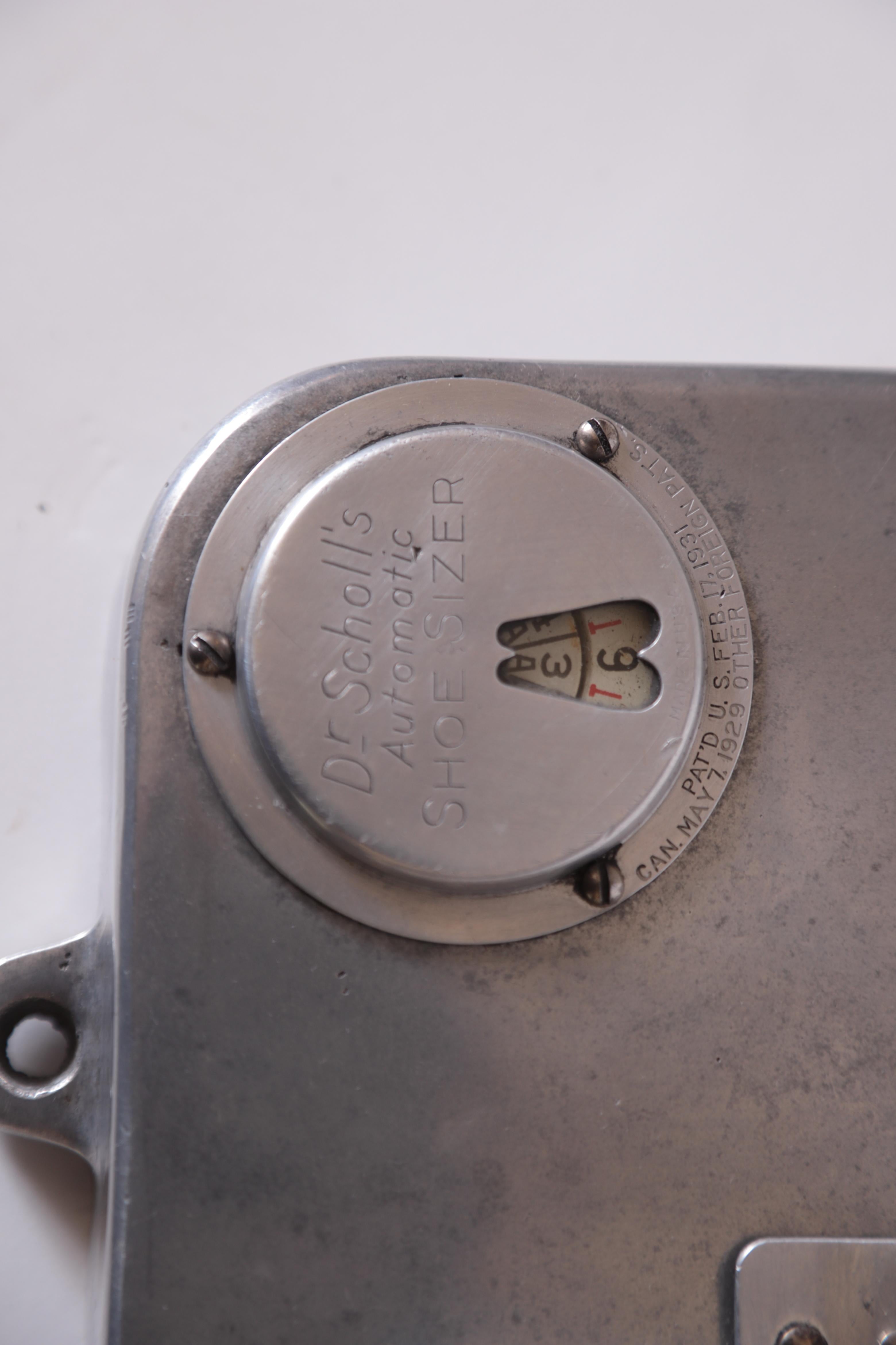 Art Deco Machine Age Industrial Design Patented Dr. Scholl's Shoe-Sizer Computer 4