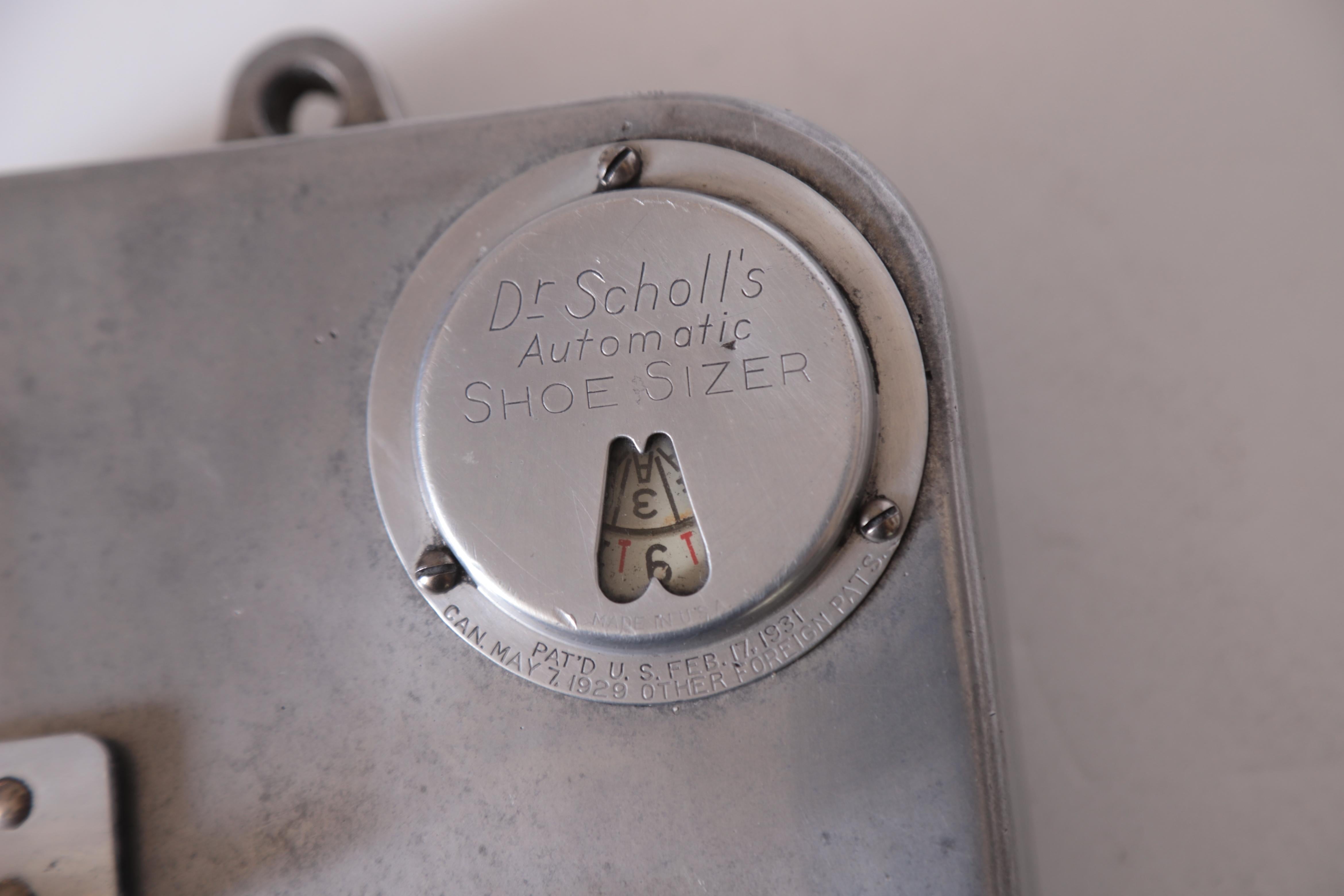 Art Deco Machine Age Industrial Design Patented Dr. Scholl's Shoe-Sizer Computer 5