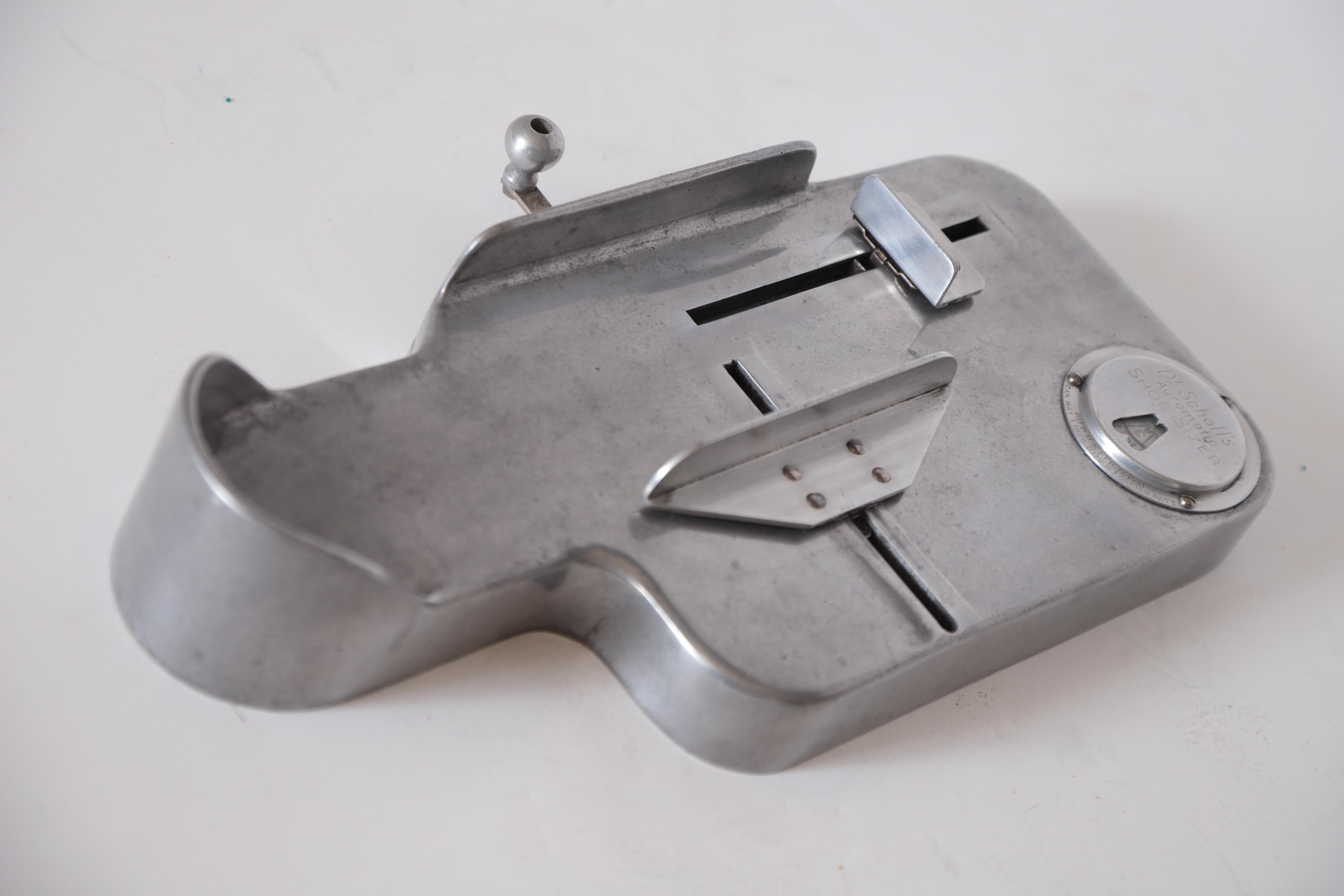 American Art Deco Machine Age Industrial Design Patented Dr. Scholl's Shoe-Sizer Computer
