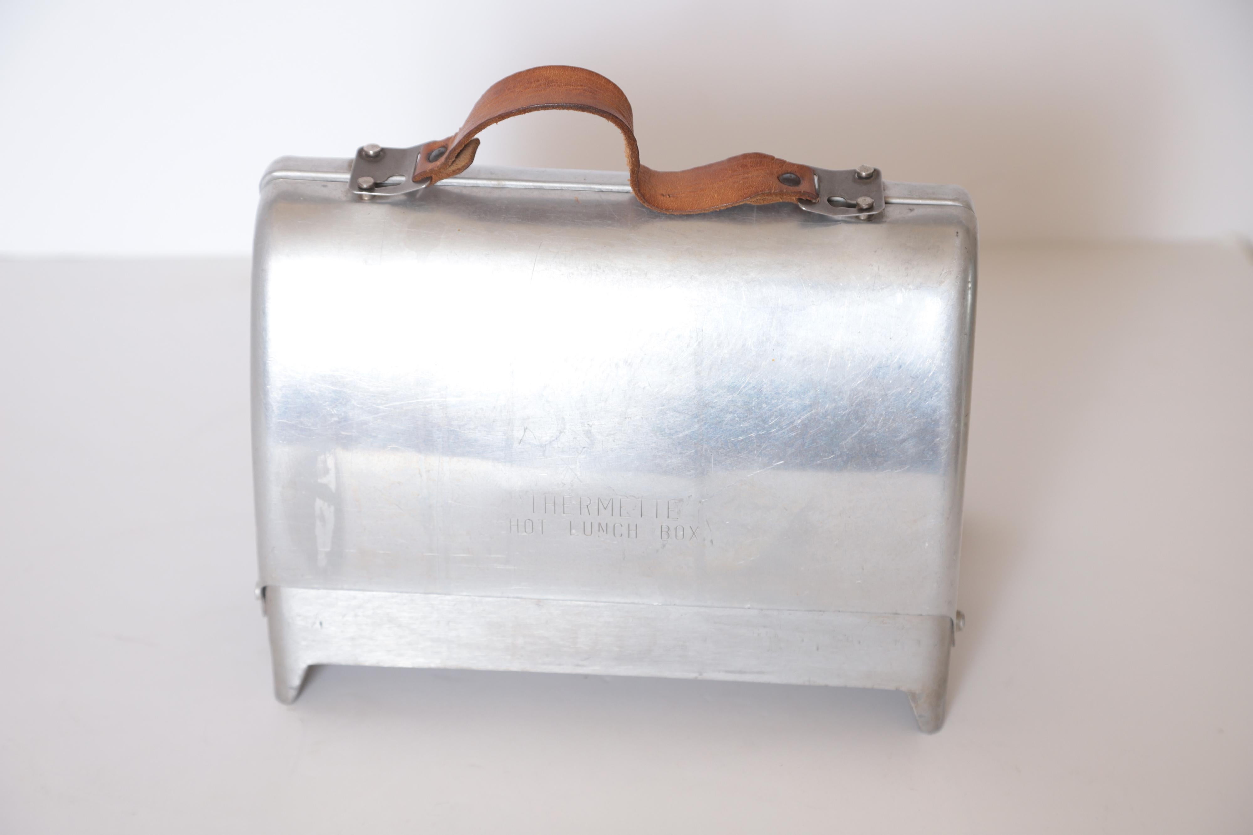 Art Deco Machine Age Industrial Design Thermette Hot Lunch Box by Privett Mfg. 11
