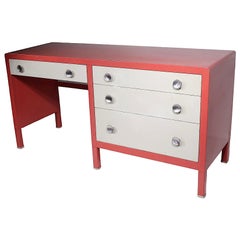 Art Deco Machine Age Industrial Desks by Bel Geddes for Simmons Furniture Co.