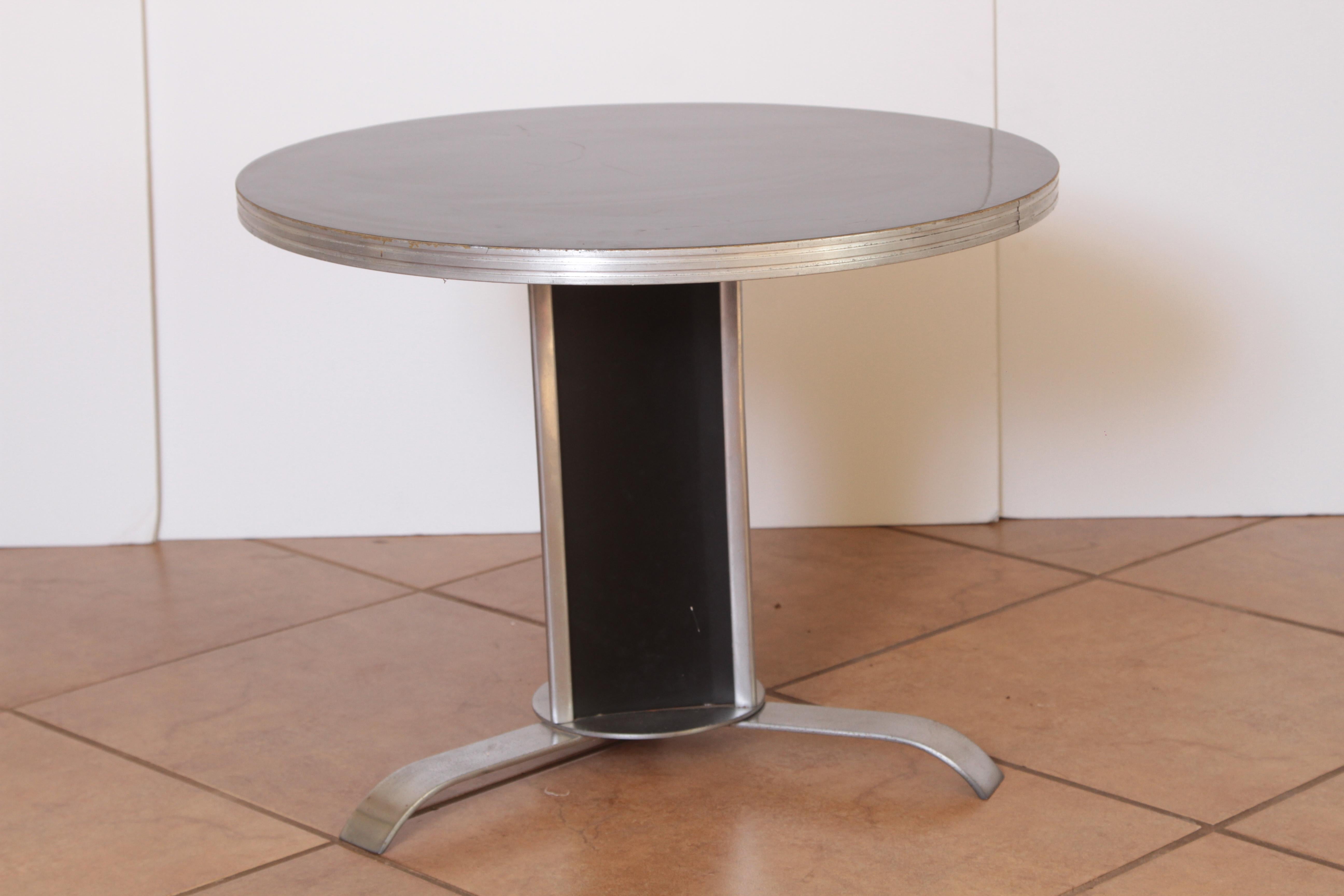 Art Deco Machine Age McKay Craft Occasional Cocktail Coffee Side Table For Sale 9