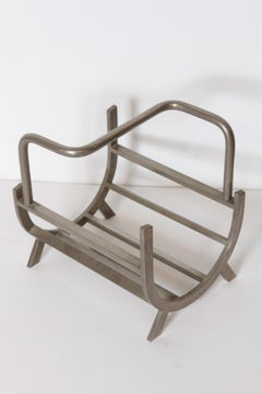 Art Deco Machine Age Modernist Magazine Rack or Log Holder