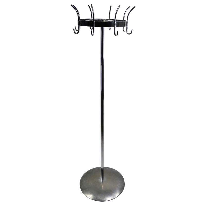 Art Deco Machine Age Revolving Coat Hat Rack by Royalchrome at 1stDibs ...