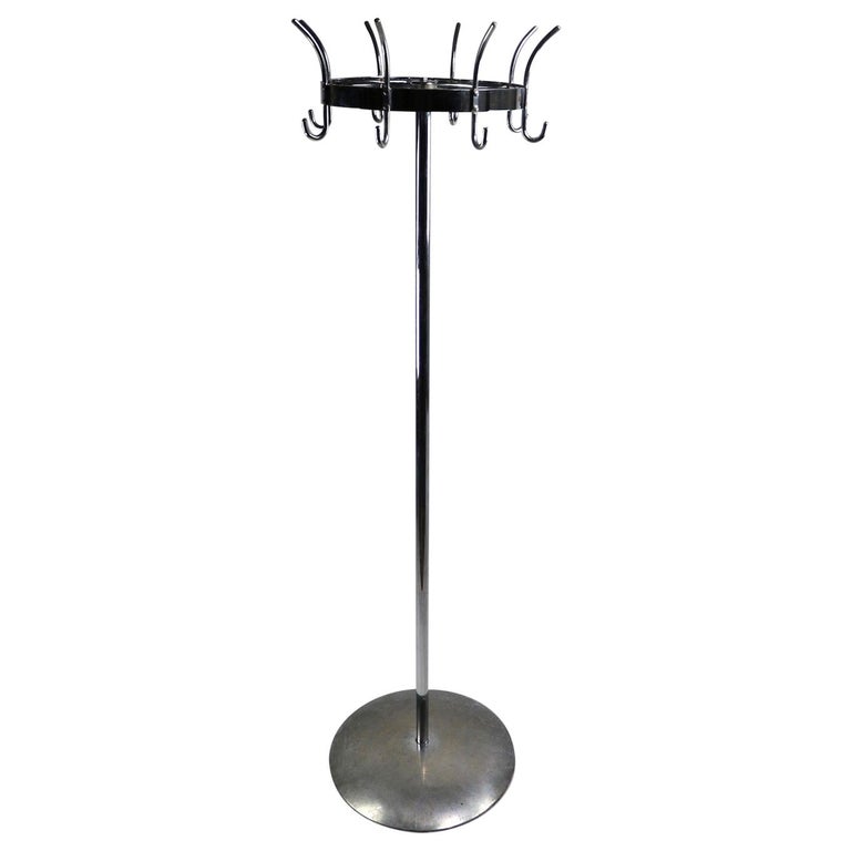 Art Deco Machine Age Revolving Coat Hat Rack by Royalchrome at 1stDibs ...