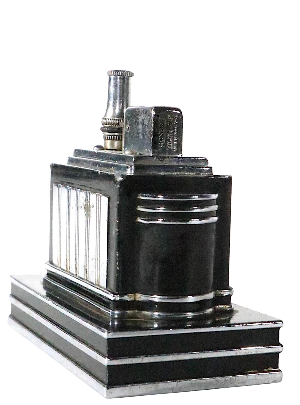 A.I.C. Ronson Deluxe Touch Tip Lights c. 1930's Machine Age en vente 6