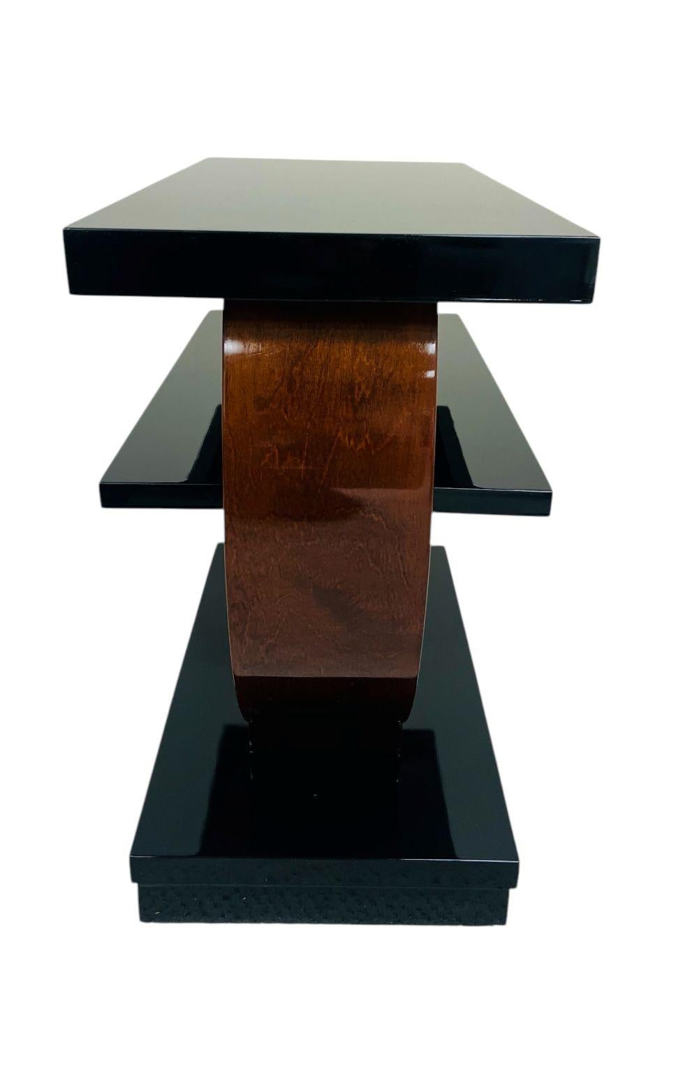 20th Century Art Deco Machine Age Side Table by Modernage Furniture Company, Circa 1930's