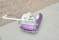 Perambulator / Baby Stroller by Luxe - Art Deco Machine Age Streamline Chrome