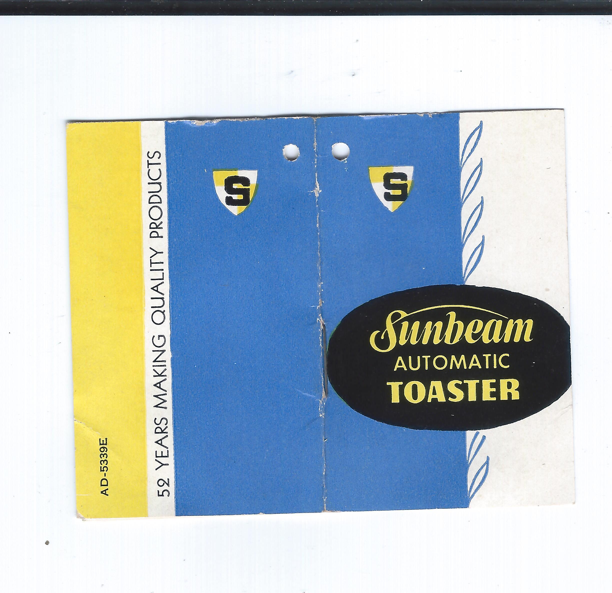 1930 sunbeam toast right