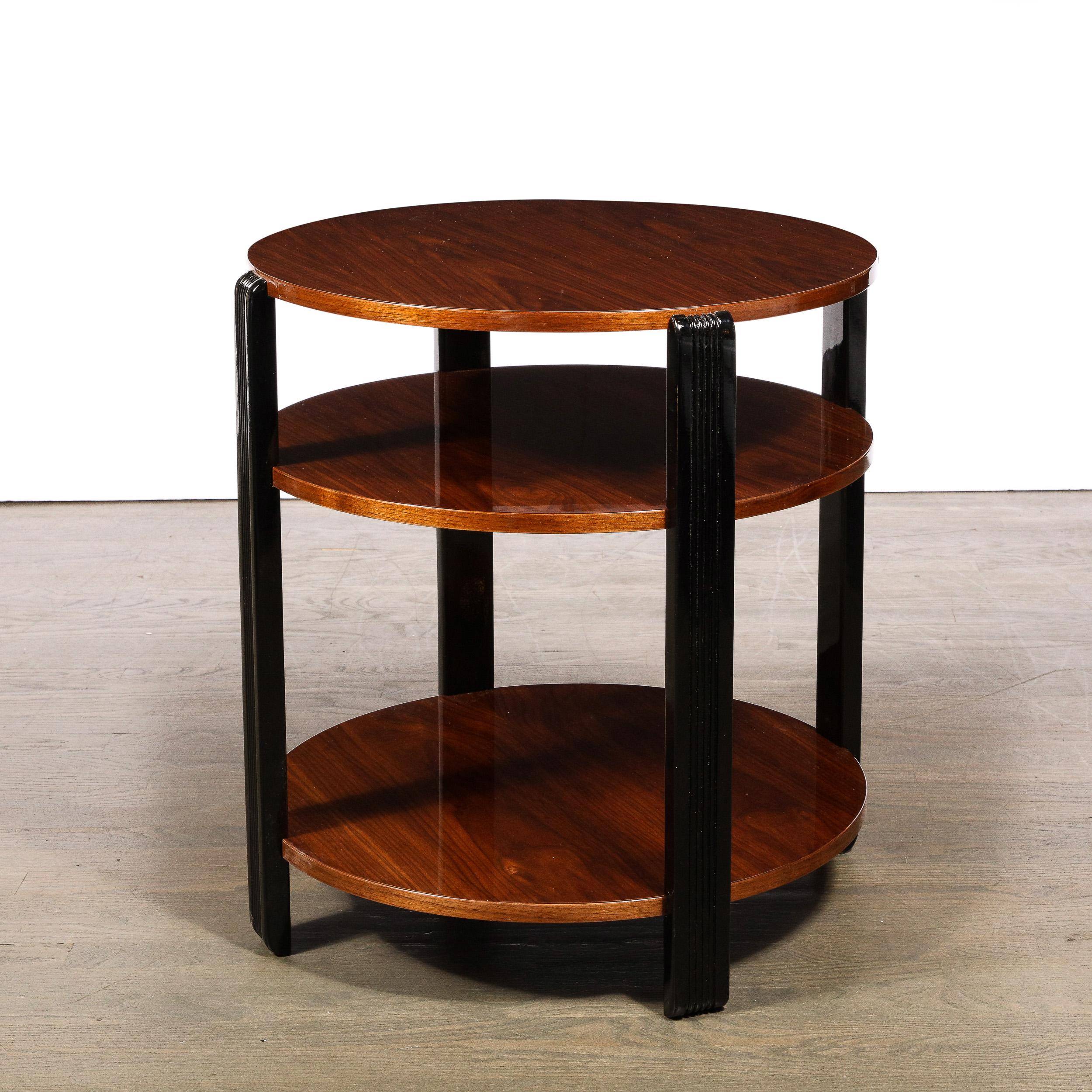 3 tier side table round