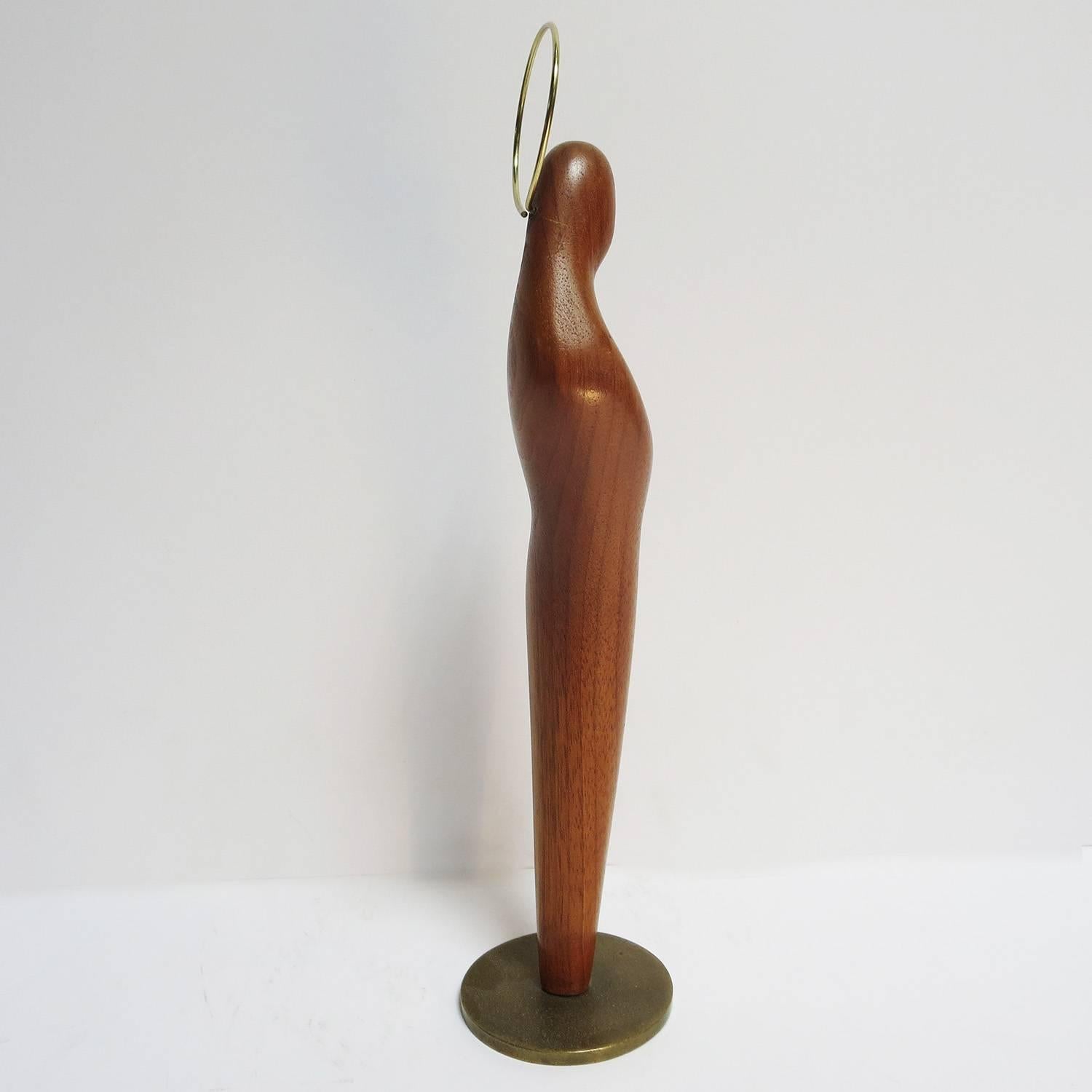 Hand-Carved Art Deco Madonna and Child Hagenauer Sculpture