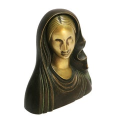 Art Deco Madonna Virgin Mary Sculpture by Karl Hagenauer