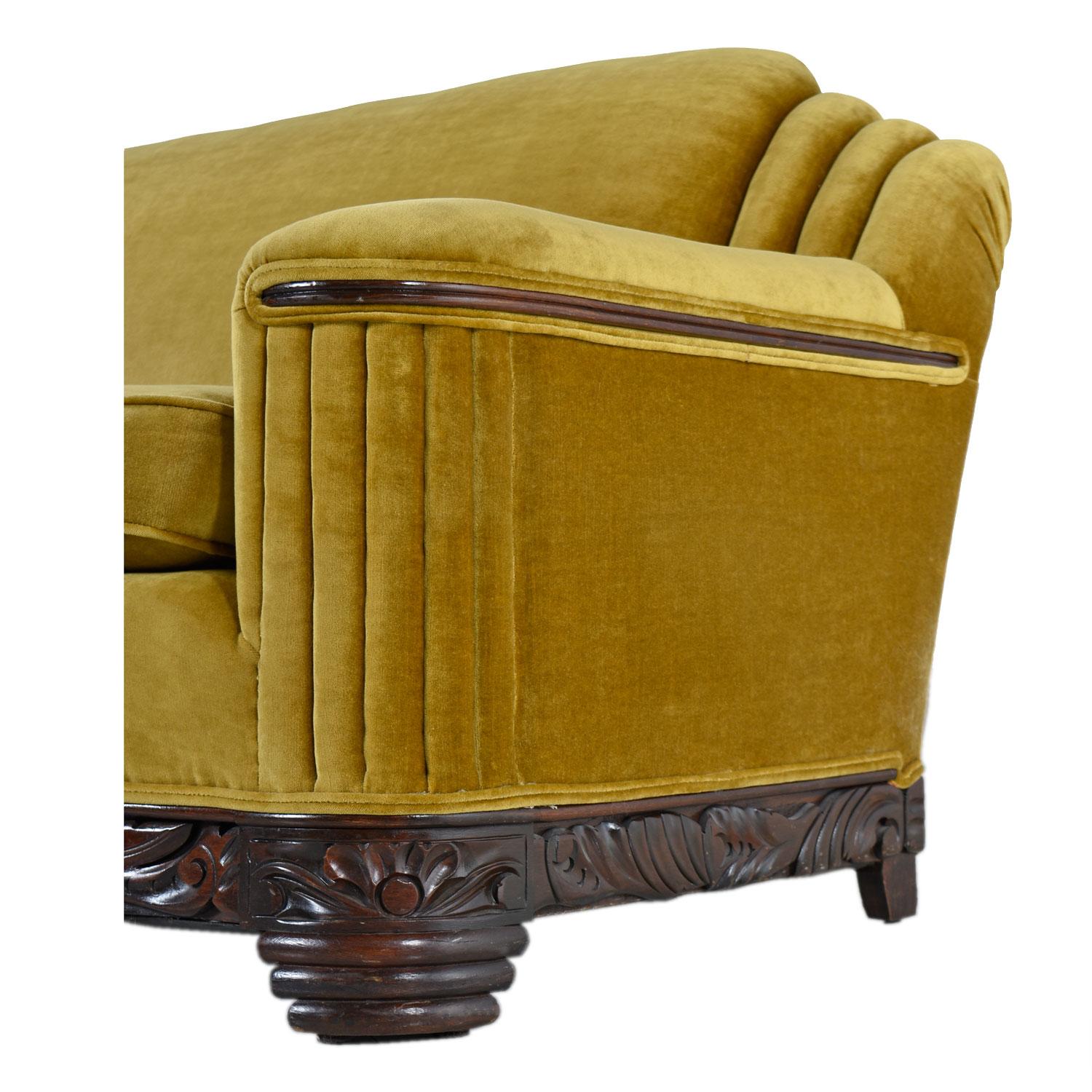 chartreuse sofa