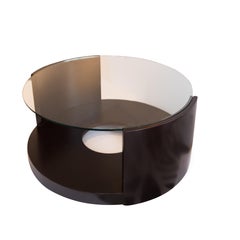 Art Deco Mahogany and Glass Cocktail Table Designed by Gilbert Rhode