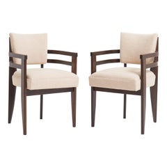 Fauteuils Art Déco en acajou