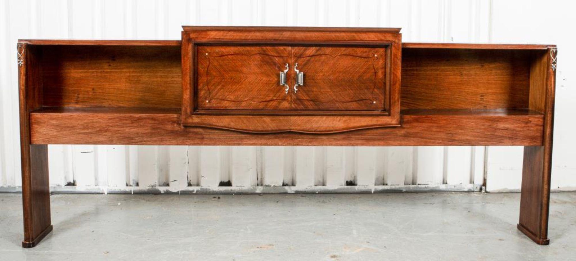 Art Deco Mahogany Console Table In Good Condition In New York, NY