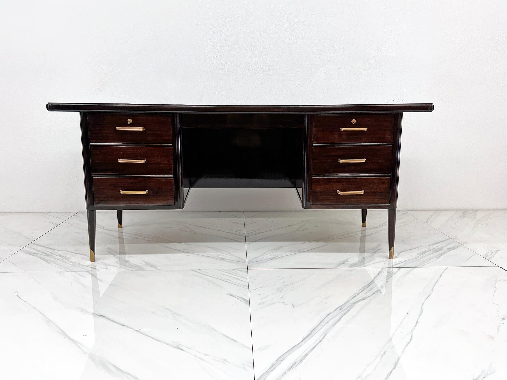 italien Bureau Art déco, années 1940, Italie