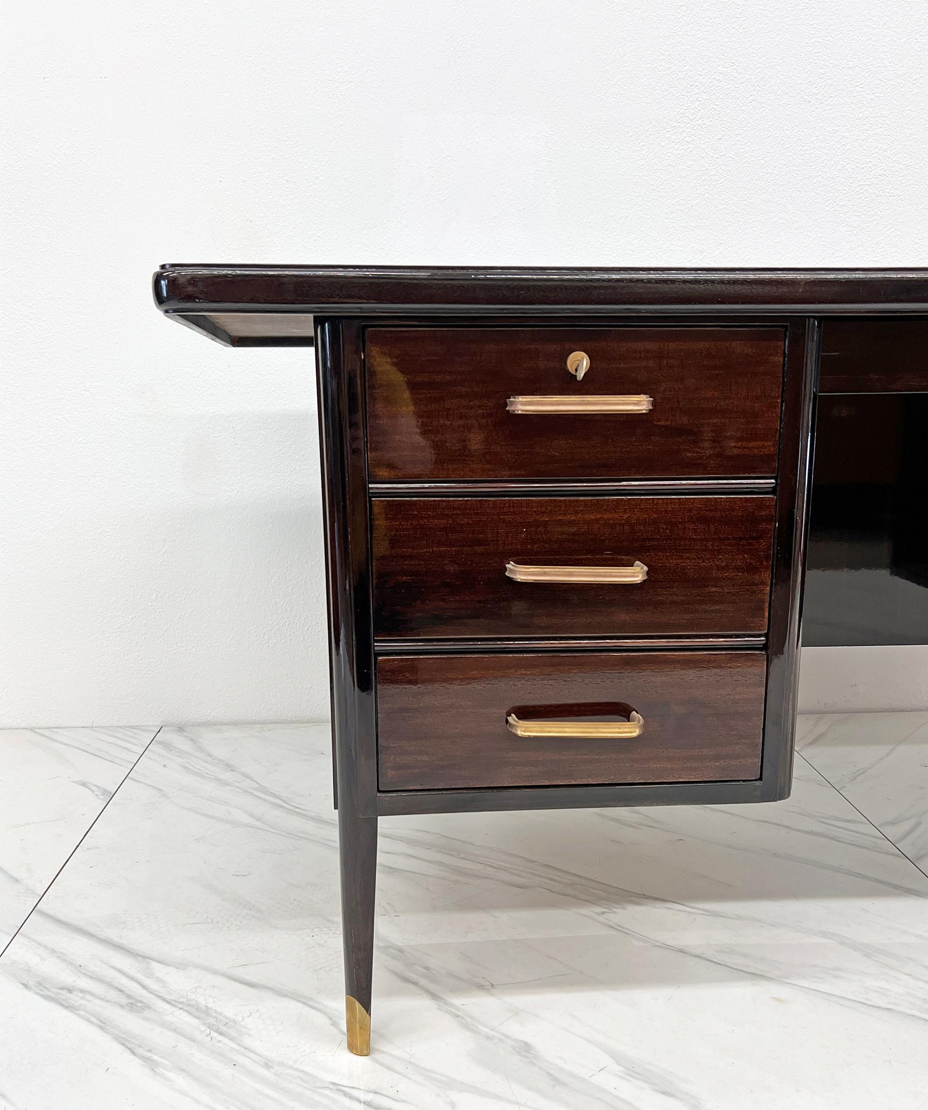Bureau Art déco, années 1940, Italie Bon état à Culver City, CA