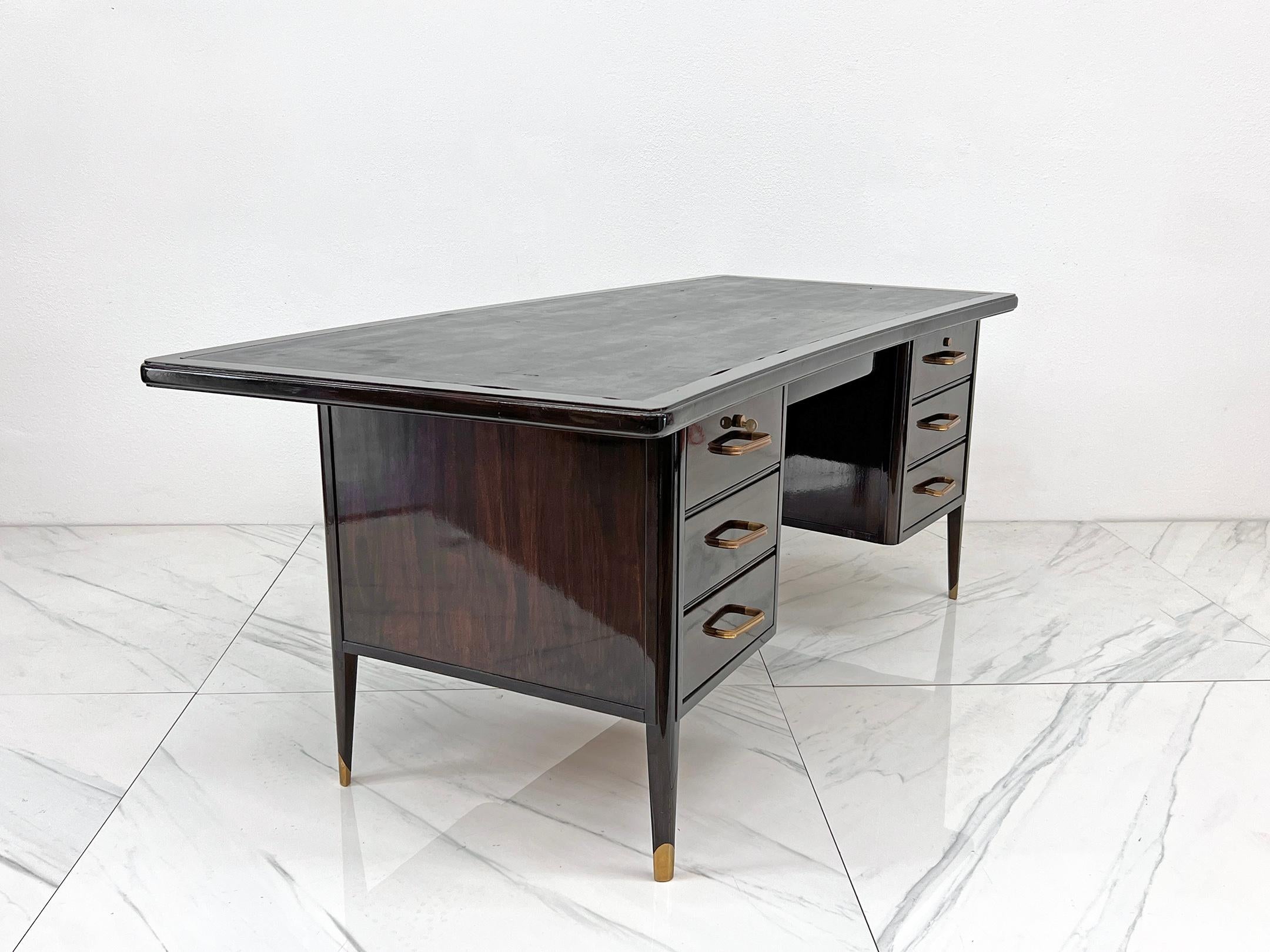 Milieu du XXe siècle Bureau Art déco, années 1940, Italie